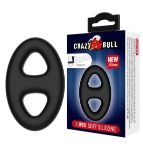 CRAZY BULL - Super Soft Silicon Male Double Loop Delay Cock Rings